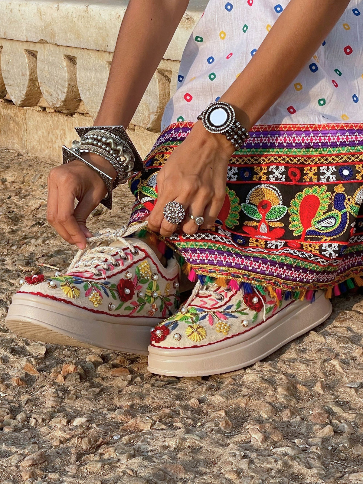 Phool - The wedding sneaker [Gulmohar]