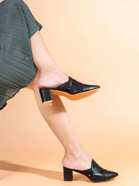 Pointed Block Heels