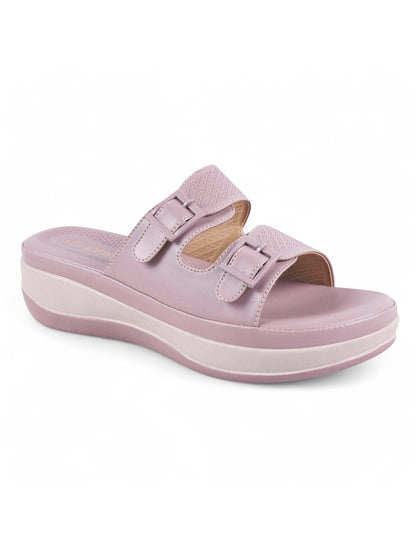 Double Strap Slip-On Slippers