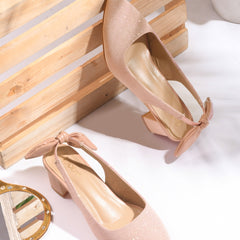 Bowtie Slingback Heels