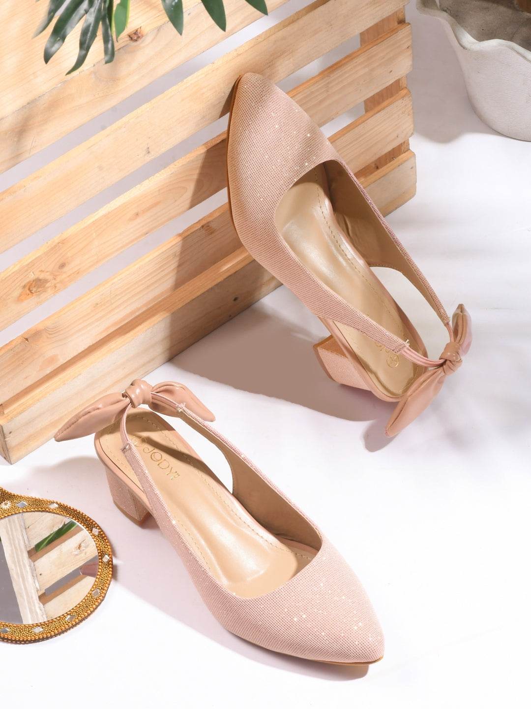 Bowtie Slingback Heels