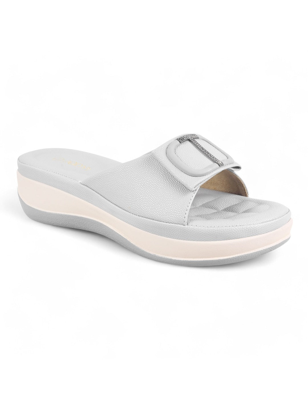 Square Buckle Flats