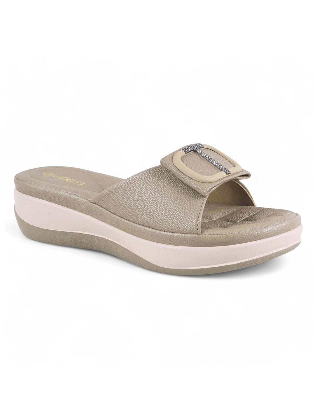 Square Buckle Flats