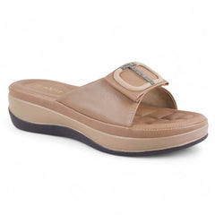 Square Buckle Flats