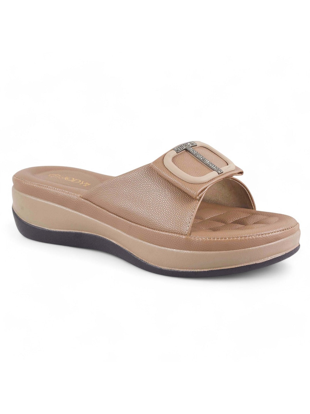 Square Buckle Flats