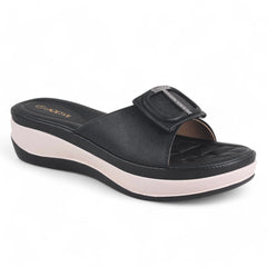 Square Buckle Flats