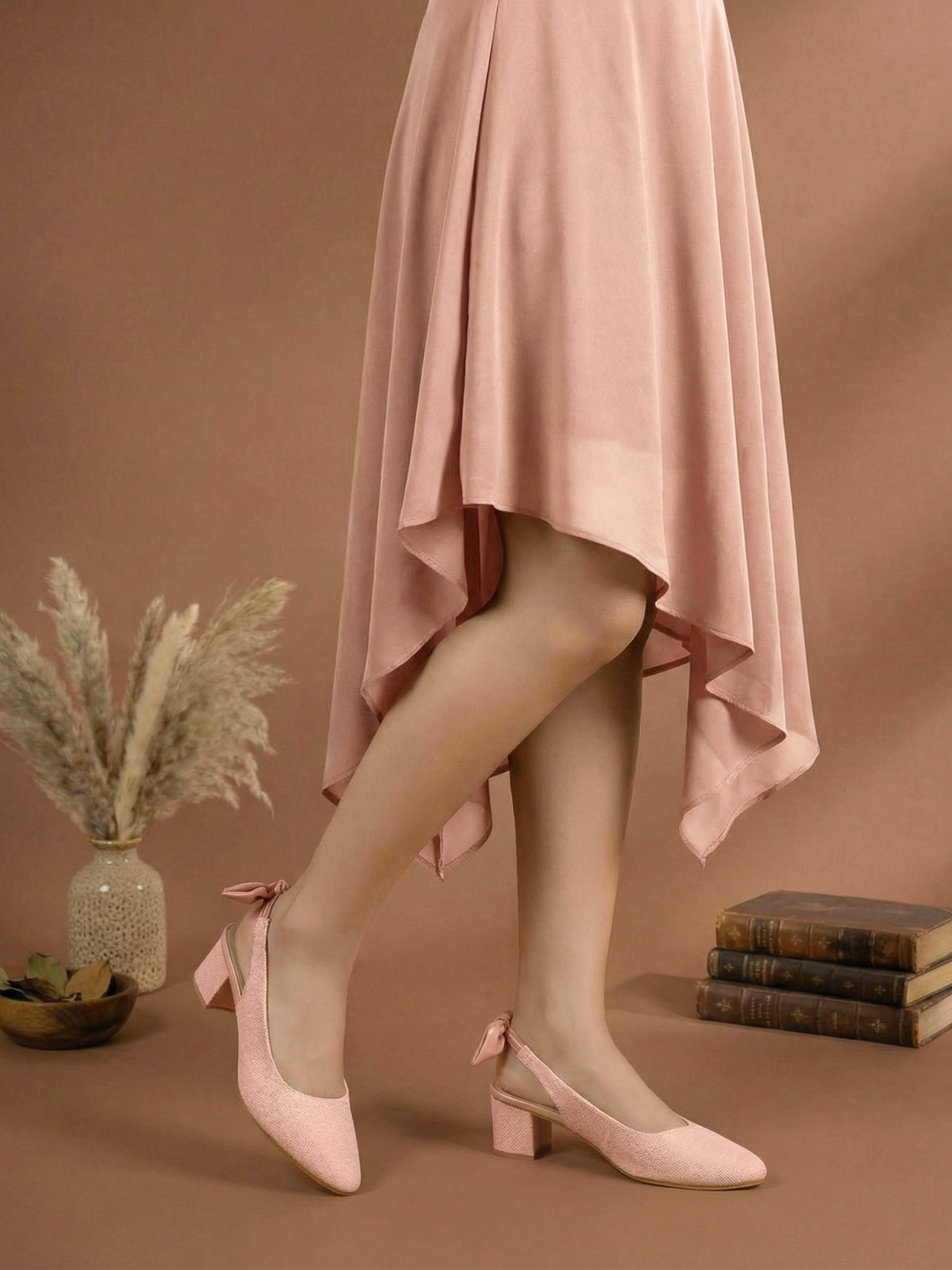 Bowtie Slingback Heels