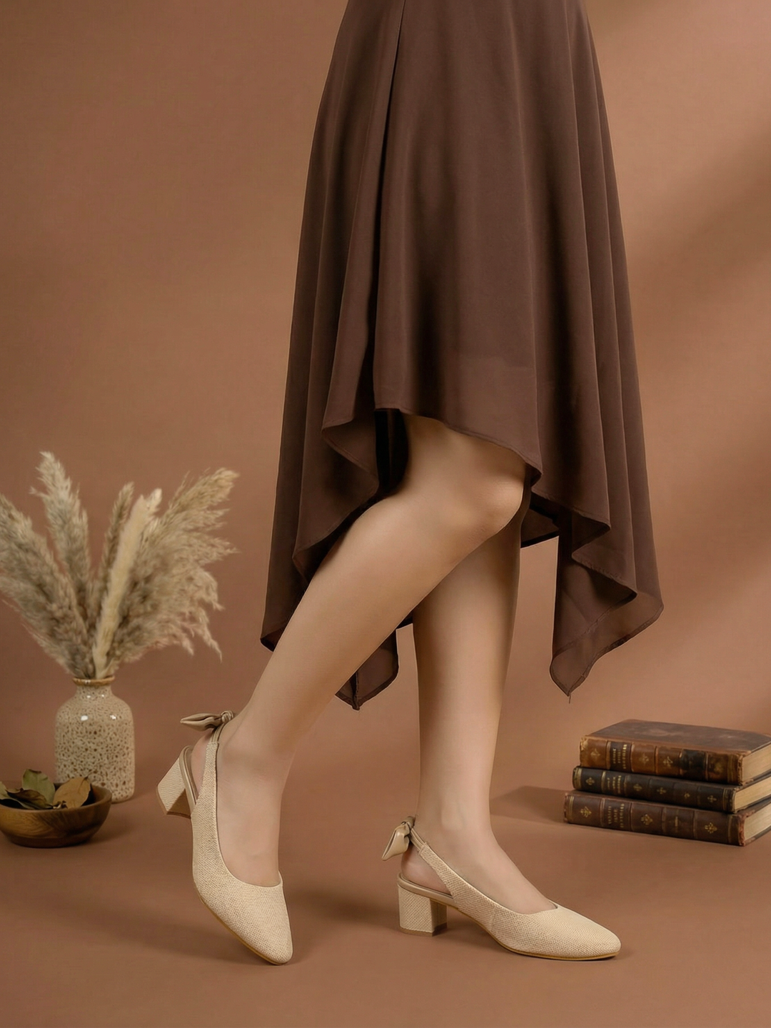 Bowtie Slingback Heels