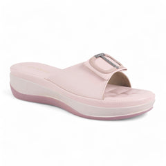 Square Buckle Flats