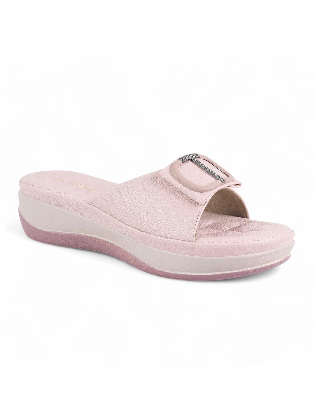 Square Buckle Flats