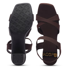 Cross Block Heels