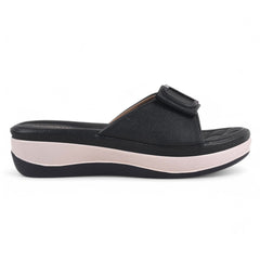 Square Buckle Flats