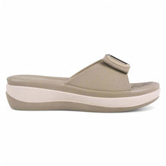 Square Buckle Flats