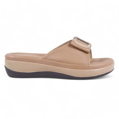 Square Buckle Flats