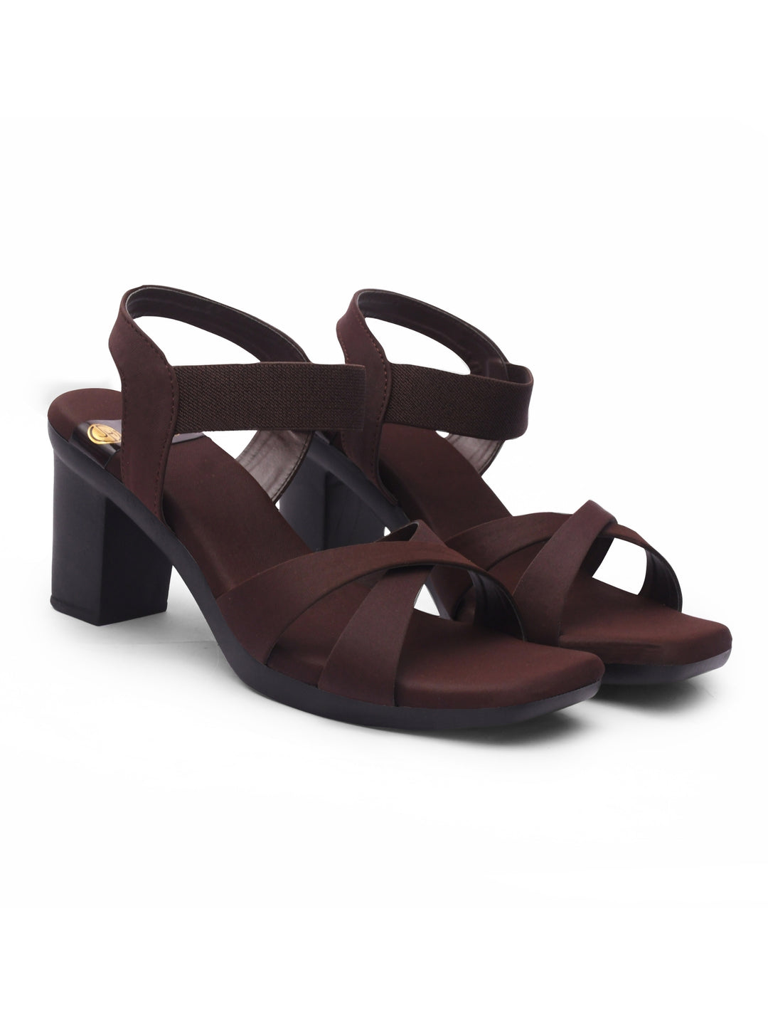 Cross Block Heels