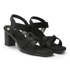 Cross Block Heels