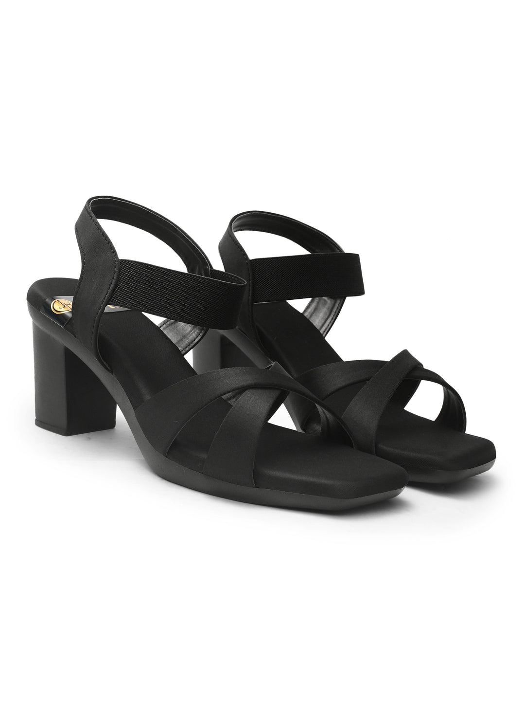 Cross Block Heels