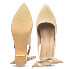 Bowtie Slingback Heels