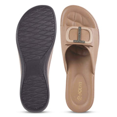 Square Buckle Flats