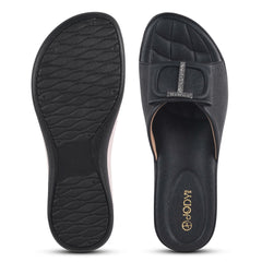 Square Buckle Flats