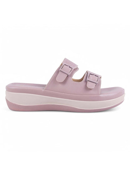 Double Strap Slip-On Slippers