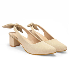 Bowtie Slingback Heels