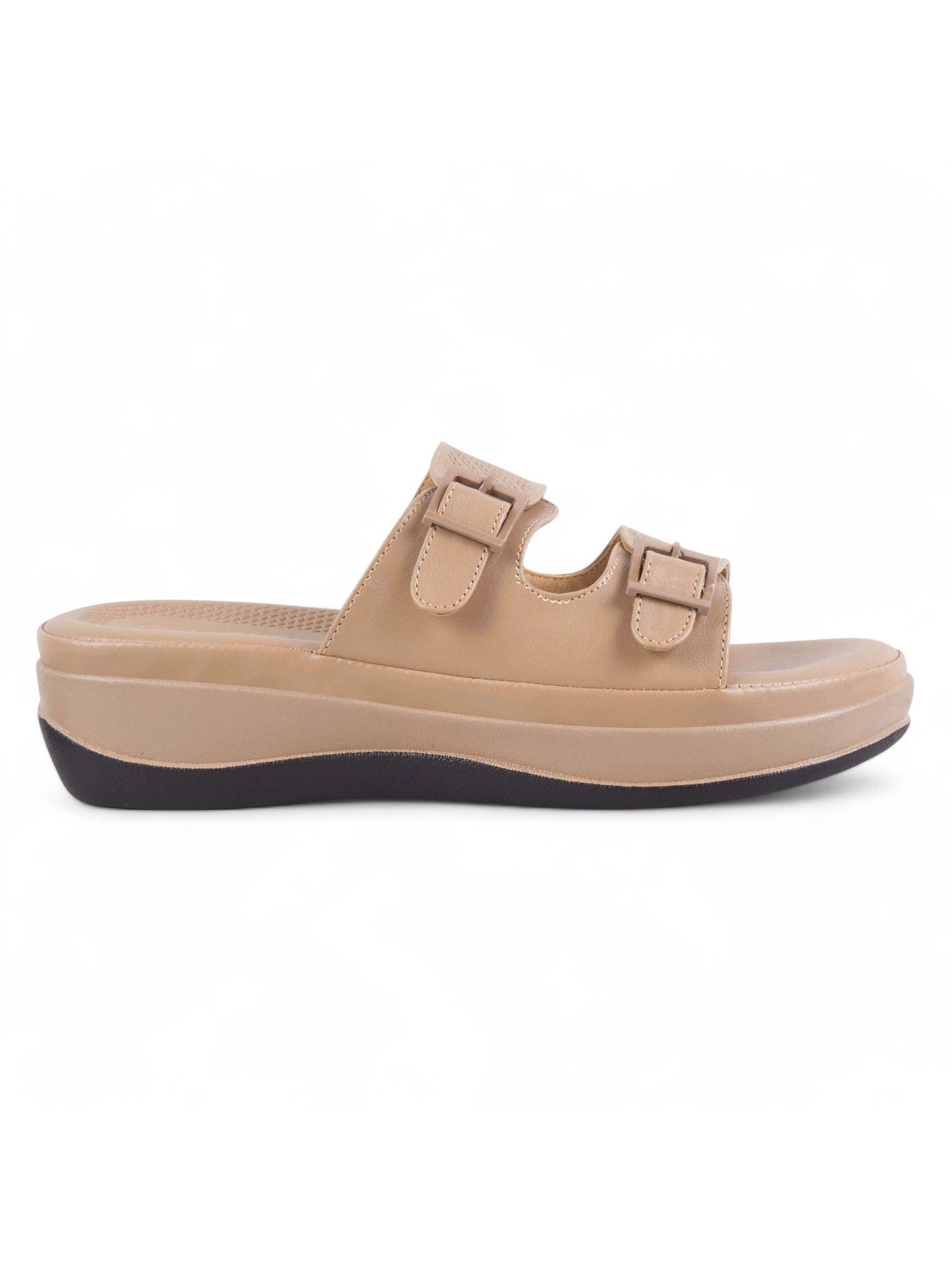 Double Strap Slip-On Slippers