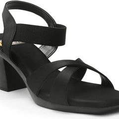 Cross Block Heels