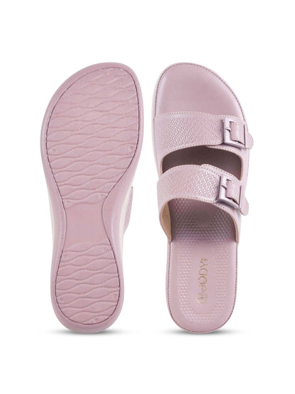 Double Strap Slip-On Slippers